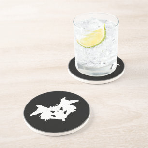 Dessous De Verre En Grès Rorschach Inkblot