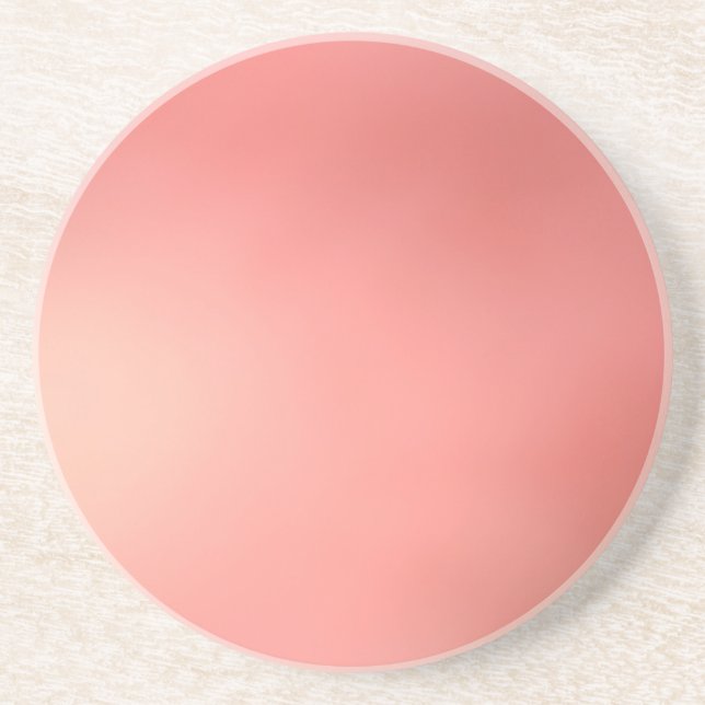 Dessous De Verre En Grès Rose (Devant)