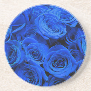 Dessous De Verre En Grès Rose bleu