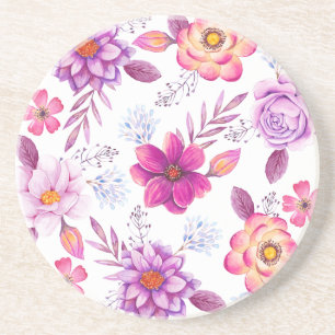 Dessous De Verre En Grès Rose violette