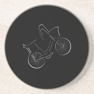 Dessous De Verre En Grès Roue des années 80