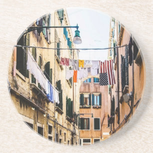 Dessous De Verre En Grès Rue étroite à Venise