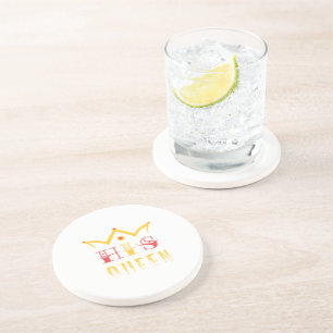 Dessous De Verre En Grès Sa Reine