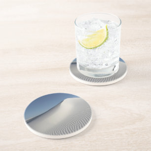 Dessous De Verre En Grès Sables blancs