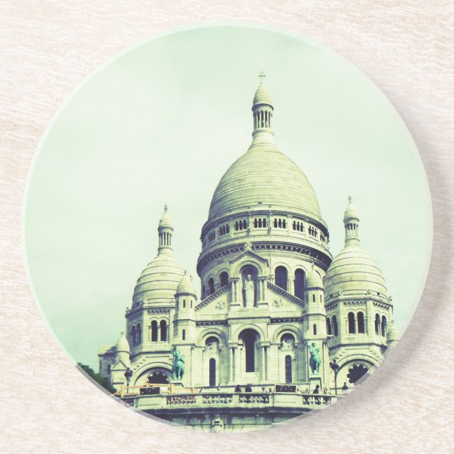 Dessous De Verre En Grès Sacre Coeur (Devant)