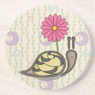 Dessous de verre en grès Sadie l'escargot