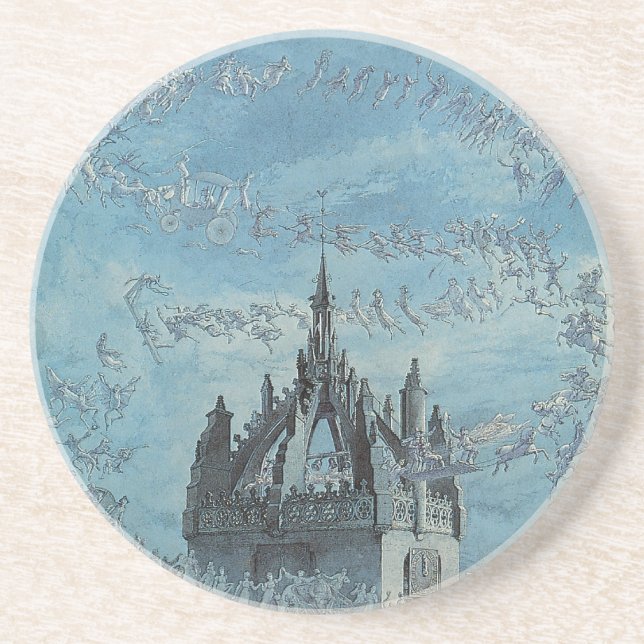 Dessous De Verre En Grès Saint Gilles - Ses Cloches par Charles Altamont Do (Devant)