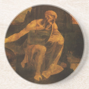 Dessous De Verre En Grès Saint Jérôme de Léonard de Vinci
