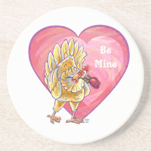 Dessous De Verre En Grès Saint-Valentin au poulet