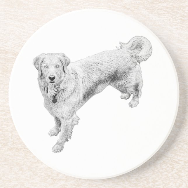 Dessous De Verre En Grès Saison Feuille Sentinel (Devant)