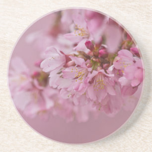 Dessous De Verre En Grès Sakura Cherry Blossoms rose pâle Réflexions