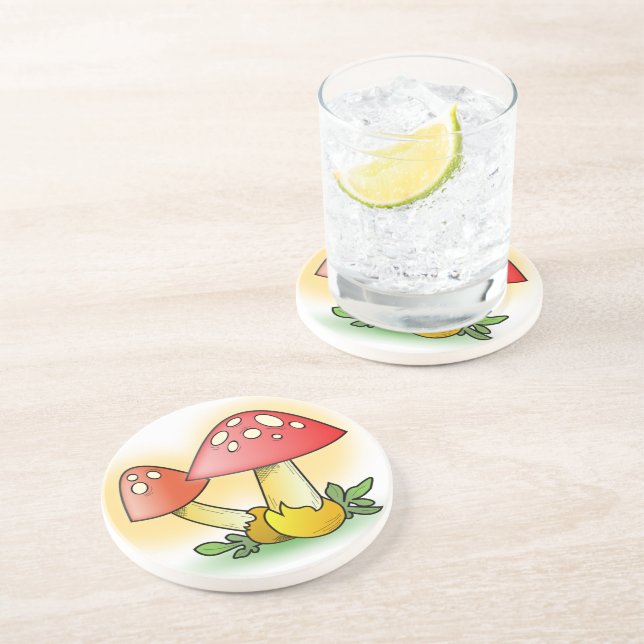 DESSOUS DE VERRE EN GRÈS SALLES DE MUSÉE CUITE (Côté)