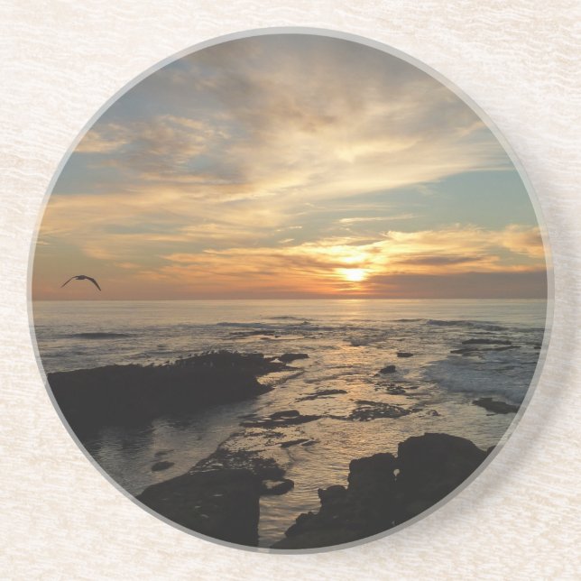 Dessous De Verre En Grès San Diego Sunset (Devant)