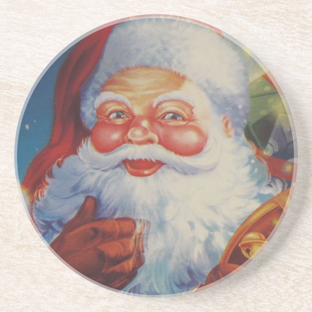 Dessous De Verre En Grès Santa Claus (Devant)