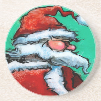 Dessous De Verre En Grès Santa Claus