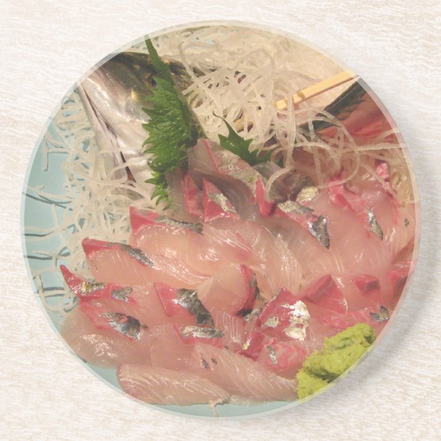Dessous De Verre En Grès Sashimi 刺 身 ... Nourriture japonaise (Devant)