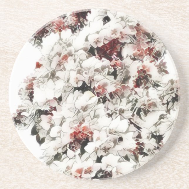 Dessous De Verre En Grès Sauge (Devant)