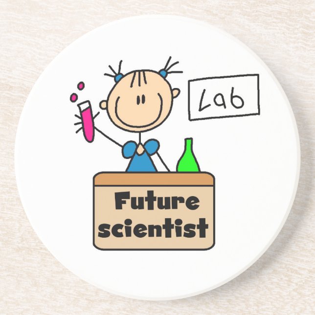 Dessous De Verre En Grès Scientifique du futur (Devant)