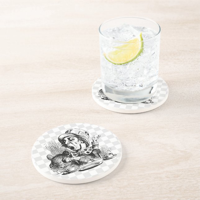 Dessous De Verre En Grès Scintillement, scintillement, petite batte (Côté)