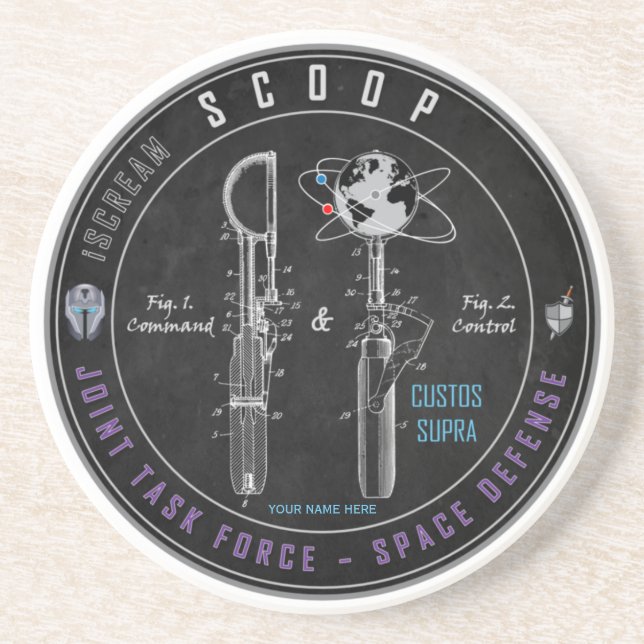 Dessous De Verre En Grès SCOOP morale Sandstone Coaster (Devant)