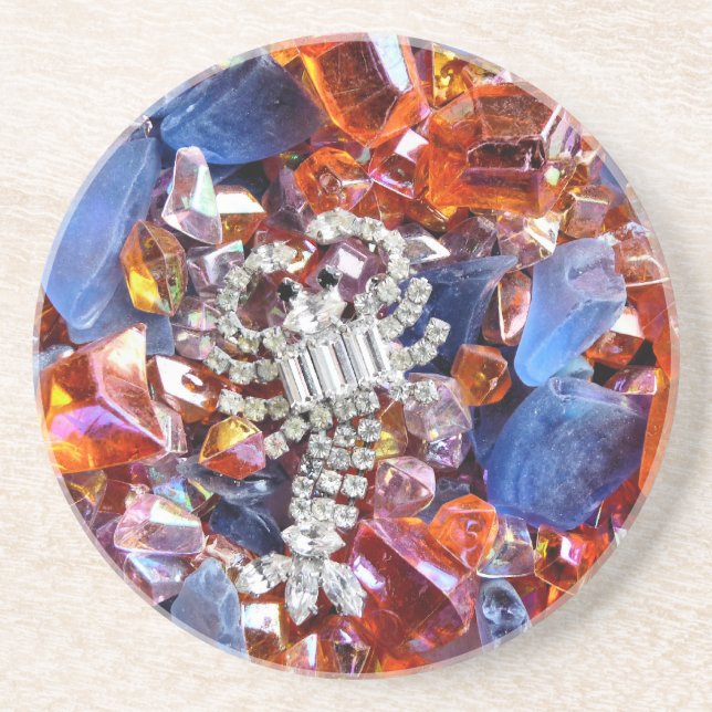 DESSOUS DE VERRE EN GRÈS SCORPIO (Devant)