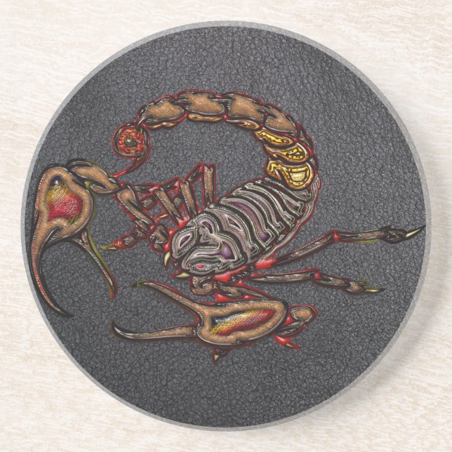 Dessous De Verre En Grès Scorpion (Devant)