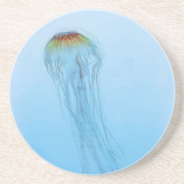 Dessous De Verre En Grès Sea Nettle (Devant)