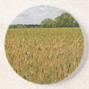Dessous De Verre En Grès Série agricole : champ de blé en GA