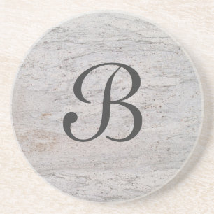 Dessous De Verre En Grès Série de marbre—dessous de verre blanc—1 de plusie