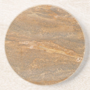 Dessous De Verre En Grès Série de marbre—dessous de verre bronzé Brown