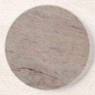 Dessous De Verre En Grès Série de marbre—dessous de verre gris Tan—1 de plu