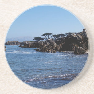 Dessous De Verre En Grès Série pittoresque - Rocky California Coastline