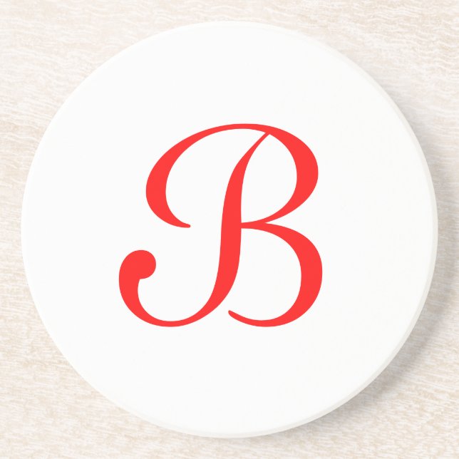 Dessous De Verre En Grès Série solide : Blanc et vous choisissez dessous de (Devant)