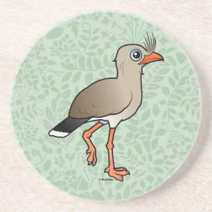 Dessous De Verre En Grès Seriema à pieds rouges