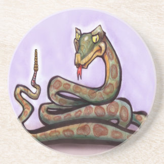 Dessous De Verre En Grès Serpent