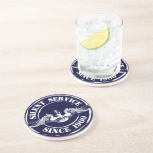 Dessous De Verre En Grès Service silencieux