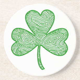 Dessous De Verre En Grès Shamrock