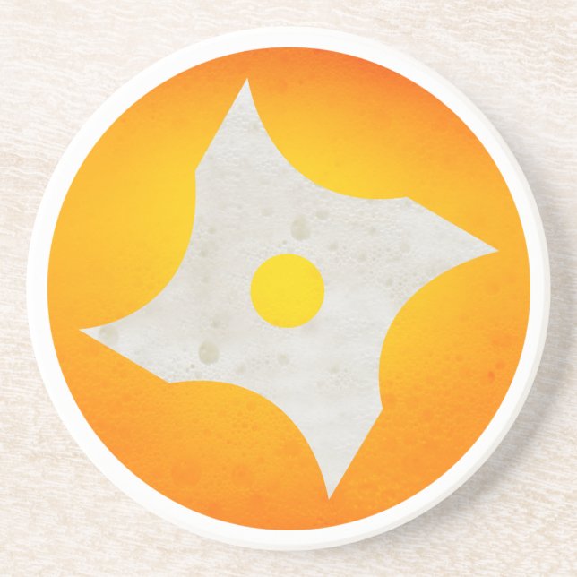 Dessous De Verre En Grès Shuriken (Devant)