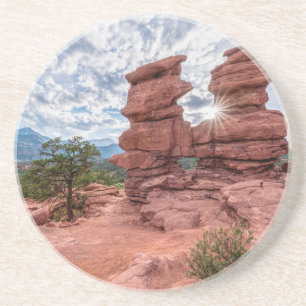 Dessous De Verre En Grès Siamese Twins Colorado Sunburst