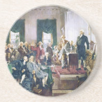 Signature de la constitution par Howard C. Christy