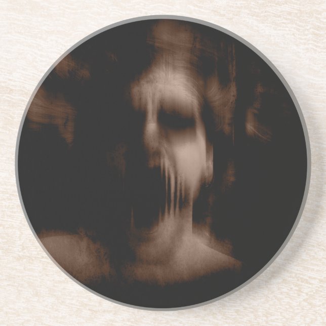 Dessous De Verre En Grès Silence perdu (Devant)