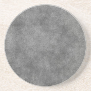 Dessous De Verre En Grès Simili cuir dans le gris d'ardoise
