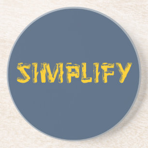 Dessous De Verre En Grès Simplifier