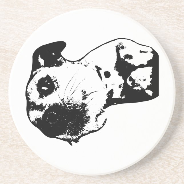 Dessous De Verre En Grès Sip, ne pas stresser (Devant)