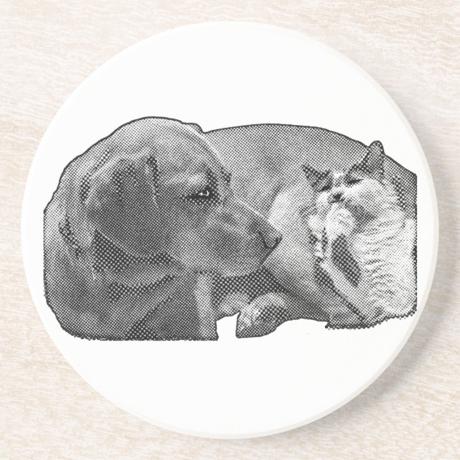 Dessous De Verre En Grès Sip Pause, Petit Pacte (Devant)