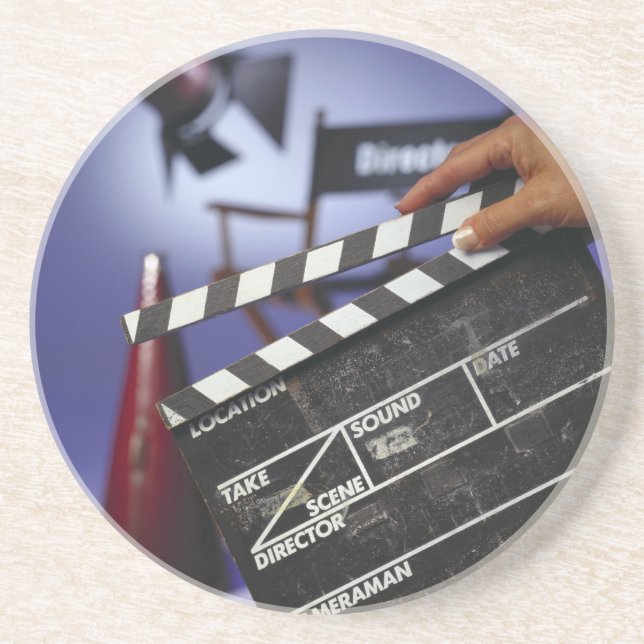 Dessous De Verre En Grès Slate de directeur (Devant)