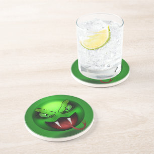Dessous De Verre En Grès Snakemoji