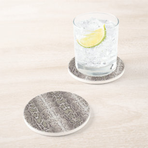Dessous De Verre En Grès Snakeskin Animal Print