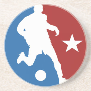 Dessous De Verre En Grès Soccer Player custom coaster