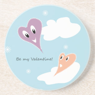 Dessous De Verre En Grès Sois mon Valentin